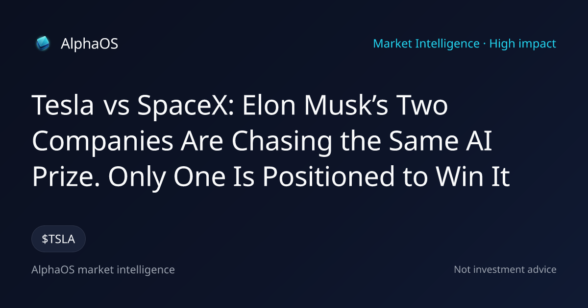 Tesla vs SpaceX: Elon Musk’s Two Companies Are Chasing the Same AI ...